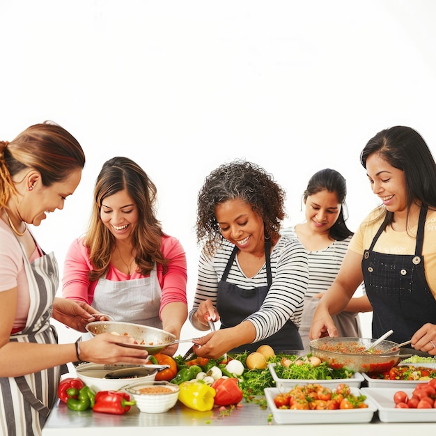 Šťastní účastníci kurzu varenia